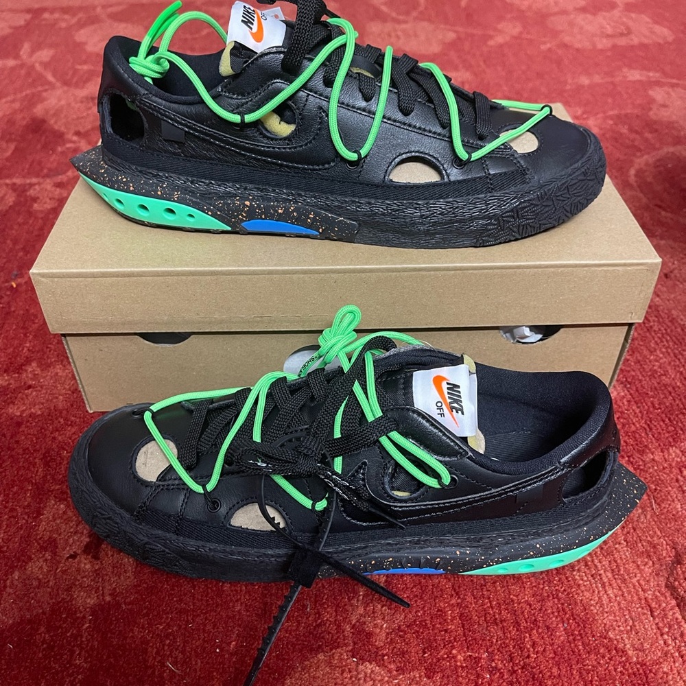 OFF-WHITE X BLAZER LOW 'BLACK' - Picture 3 of 13
